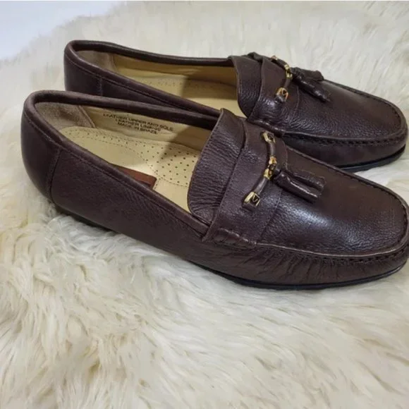 Florsheim Padron Tassel Leather Loafers - Picture 8 of 11